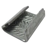 Semi-Open Seals for Poly Strapping - Serrated "Gripper", .3/4 Inch - 1000 Count